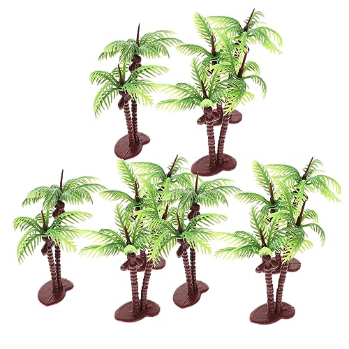 DIYEAH 10Stücke Kokospalmen Dekoration Für DIY Mikrolandschaften Realistische Sandtisch Für Strand Und Gartenprojekte von DIYEAH