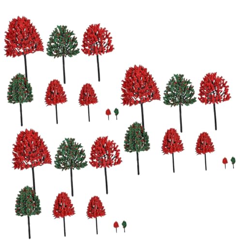 DIYEAH Miniaturbäume 114 STK Modell-Sandtisch Artificial Tree plastikbaum Miniatur-Szenenbäume künstlicher Baum Kleiner Baum Architekturmodell Baumschmuck Standard Element Zubehör von DIYEAH