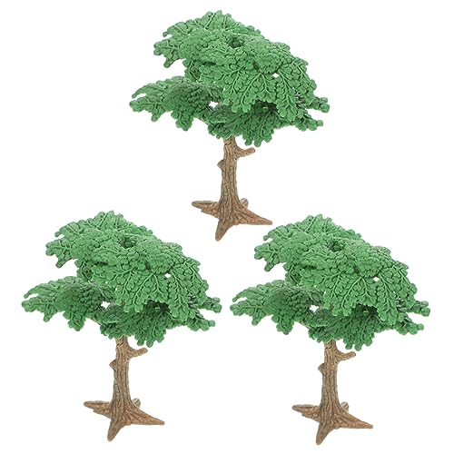 DIYEAH 12 STK Bürodekoration bäume Spielzeug Zugbäume selber Machen Grün Kunstpflanze Wohnkultur Landschaftsmodellbaum Modellbaum für den Garten Schreibtisch Ahorn Kreide von DIYEAH