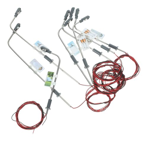 DIYEAH 15pcs Modell Straßenlaternen 1/100 1/150 Maßstab Für Laternenpfahl Dekorationen Für Modell-Sets von DIYEAH