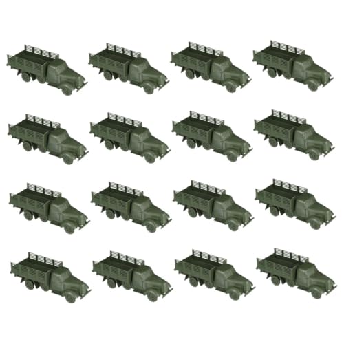 DIYEAH 16 Stück Teiliges Miniatur LKW Modellspielzeug Realistische Plastik Trucks für Sandtisch und Sammler Pädagogisch Nützlich Fördert Fahrzeugwissen und Spielerische Entdeckung von DIYEAH
