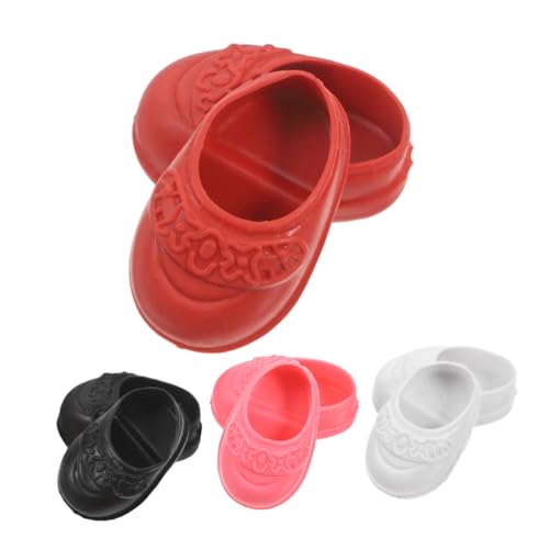DIYEAH 17 cm Puppenschuhe 4 Paar Stilvolle Süße Mini-Flats Für Passende Babypuppen-Outfits DIYEAH 17 cm Puppenschuhe 4 Paar Stilvolle Süße Mini-Flats Für Passende Babypuppen-Outfits von DIYEAH