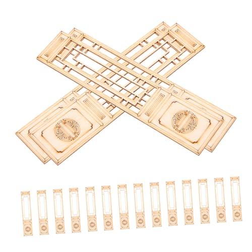 DIYEAH 18Stücke Holzschirm Teiliges Chinesische Puppenhausmöbel DIY Bastelzubehör für Sandtischmodelle und Heimdekoration für Puppenstubenmöbel DIYEAH 18Stücke Holzschirm Teiliges Chinesische Puppenhausmöbel DIY Bastelzubehör für Sandtischmodelle und Heimdekoration für Puppenstubenmöbel von DIYEAH