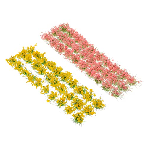 DIYEAH 2 Blätter Künstliche Blumencluster Grasbüschel für Sandtisch Modellbau Realistische Blumen für Miniatur Landschaften für Modelleisenbahnen und Tischspiele DIYEAH 2 Blätter Künstliche Blumencluster Grasbüschel für Sandtisch Modellbau Realistische Blumen für Miniatur Landschaften für Modelleisenbahnen und Tischspiele von DIYEAH