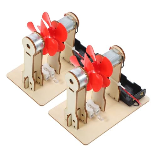 DIYEAH 2 Sätze Kleiner Windgenerator Bausatz DIY Wind Strom Generator Modell Wissenschaftliches Experiment Technik Bastelset für Draußen DIYEAH 2 Sätze Kleiner Windgenerator Bausatz DIY Wind Strom Generator Modell Wissenschaftliches Experiment Technik Bastelset für Draußen von DIYEAH