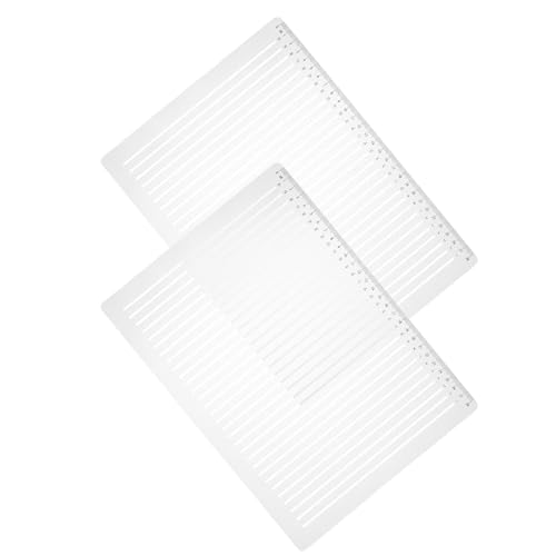 DIYEAH 2 Sätze Teiliges Lineal Feldern Abstand Kunststoff-zeichenlineal Präzise Messlehre Leichtes Langlebiges Stencil für Journaling Kalligraphie DIY und Kartengestaltung DIYEAH 2 Sätze Teiliges Lineal Feldern Abstand Kunststoff-zeichenlineal Präzise Messlehre Leichtes Langlebiges Stencil für Journaling Kalligraphie DIY und Kartengestaltung von DIYEAH