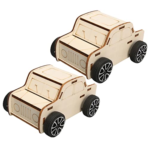 DIYEAH 2 Stück DIY Holzauto für Teiliges Bastelspielzeug Kreativität und Handfertigkeit für Gemeinsames mit Eltern DIYEAH 2 Stück DIY Holzauto für Teiliges Bastelspielzeug Kreativität und Handfertigkeit für Gemeinsames mit Eltern von DIYEAH
