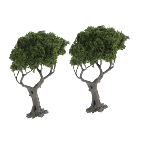 DIYEAH 2 Stück Modellbaum Set Plastische Mini Landschaftsdekoration Mikro Dekoration für Sandtischzubehör DIYEAH 2 Stück Modellbaum Set Plastische Mini Landschaftsdekoration Mikro Dekoration für Sandtischzubehör von DIYEAH