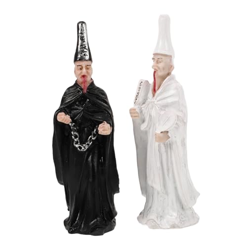 DIYEAH 2 Stück Sandtischfiguren zur Präsentation klein Gartendekor Halloween Dekoration pädagogische Spiele Mysteriöse Figuren Sandtisch Setup Sandtischzubehör Zubehör für Sandtische Harz von DIYEAH