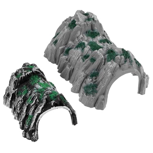 DIYEAH 2 Stück Simulation Tunnel Modell Miniatur Dekoration für Modelleisenbahn für DIY Tunnel und Landschaftsbau DIYEAH 2 Stück Simulation Tunnel Modell Miniatur Dekoration für Modelleisenbahn für DIY Tunnel und Landschaftsbau von DIYEAH