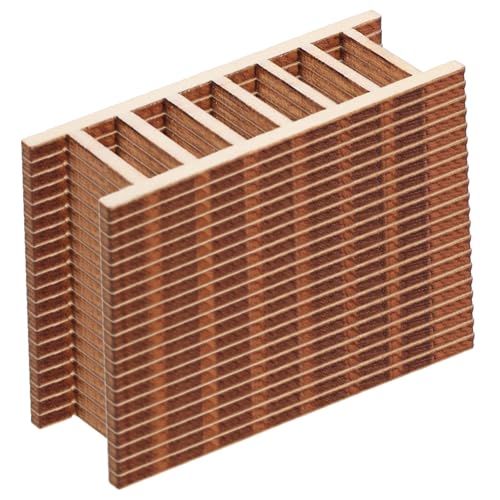 DIYEAH 20 Stück Puppenhausleiter Schritt Mini-Leiter- realistisch klein schlank Ding wohnaccessoires mini Leiter Holzladder für Pflanzen Puppenhauszubehör Gartenleiter hölzern Beige von DIYEAH