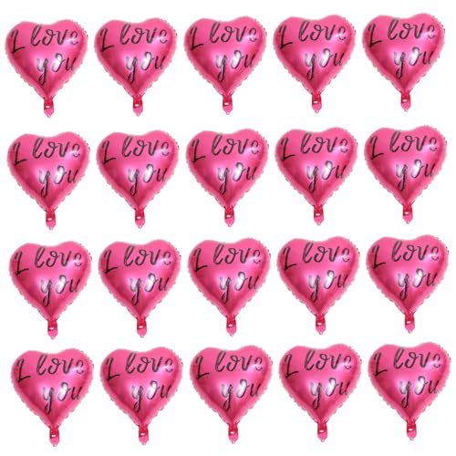 DIYEAH 20 Stücke Herzförmige Erröten Aluminium Film Luftballons Ballon Dekoration Kit Für Hochzeit Party DIYEAH 20 Stücke Herzförmige Erröten Aluminium Film Luftballons Ballon Dekoration Kit Für Hochzeit Party von DIYEAH