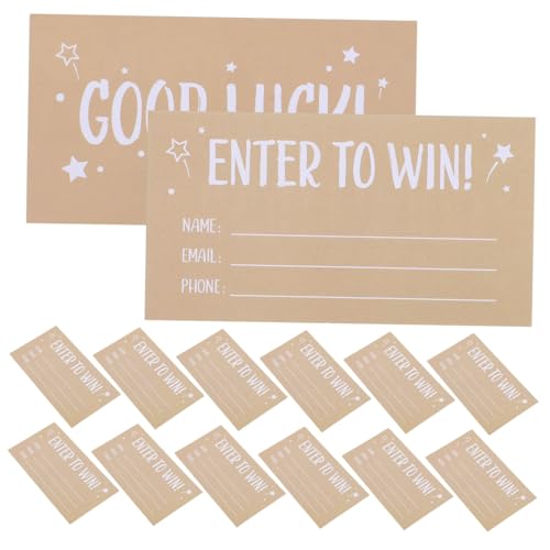 DIYEAH 200 Stück Los Auktionskarten Tombolatrommel Tombola-preise Garderoben- Und Tombolabücher Rosa Tickets Für Die Tombola Ticketschalter Tombola-Tickets Zum Ausdrucken Papier von DIYEAH