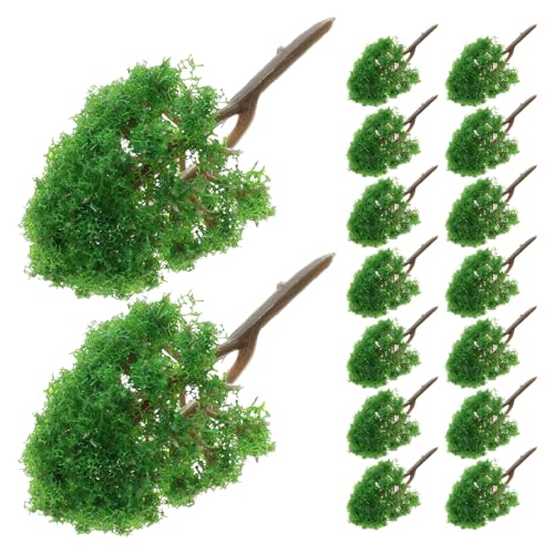 DIYEAH 1:150 Modellbäume Set 20 Stück Grüne Landschaftsmodellbäume Für Den Landschaftsbau von DIYEAH