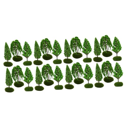DIYEAH 24 STK Baummodell Mini-spielzeugbäume Modellbäume Mikrospielzeug Straßenbäume Modellieren Künstlicher Baum Mini-straßenbäume Klein Plastik Ob11 Dekorationen von DIYEAH