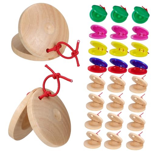 DIYEAH 24 Stück Teiliges Holz Kunststoff Castanet für Kleinkinder Farbenfrohe Percussion Spielzeuge zur Musikalischen Früherziehung Fördert Gehör und Eltern Junge Mädchen interaktion DIYEAH 24 Stück Teiliges Holz Kunststoff Castanet für Kleinkinder Farbenfrohe Percussion Spielzeuge zur Musikalischen Früherziehung Fördert Gehör und Eltern Junge Mädchen interaktion von DIYEAH
