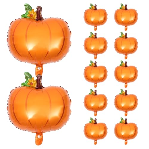 DIYEAH 25 Kürbisballons: Thanksgiving-Dekoration für die Herbstparty-Dekoration – Aluminiumballons mit Kürbismotiv für die Heimdekoration DIYEAH 25 Kürbisballons: Thanksgiving-Dekoration für die Herbstparty-Dekoration – Aluminiumballons mit Kürbismotiv für die Heimdekoration von DIYEAH