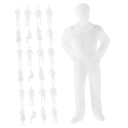 DIYEAH 25 Stück Modellpuppe Zubehör Für Miniaturszenen Miniaturfiguren-Requisiten Menschen Figur Mini-Menschen-Modell Requisiten Für Miniaturszenen Mini-Mensch-Modell-schmuck Plastik Weiß DIYEAH 25 Stück Modellpuppe Zubehör Für Miniaturszenen Miniaturfiguren-Requisiten Menschen Figur Mini-Menschen-Modell Requisiten Für Miniaturszenen Mini-Mensch-Modell-schmuck Plastik Weiß von DIYEAH