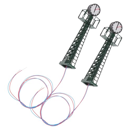 DIYEAH O Scale Zug Lichter Miniatur Diorama Straßenlampe Vintage Modell Zug Tischbeleuchtung Dekorativ DIYEAH O Scale Zug Lichter Miniatur Diorama Straßenlampe Vintage Modell Zug Tischbeleuchtung Dekorativ von DIYEAH