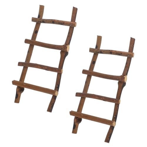 DIYEAH 2Stücke Rattan Leiter für Miniaturgärten Dekorative Rattan Requisite für Fotografie Leicht Robust für Gartenlandschaften DIYEAH 2Stücke Rattan Leiter für Miniaturgärten Dekorative Rattan Requisite für Fotografie Leicht Robust für Gartenlandschaften von DIYEAH