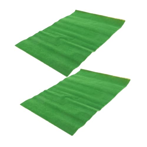 DIYEAH 2Stücke Realistische Kunstrasenmatte für DIY Bastelprojekte Ansprechender Rasenpatch für Modellbau Terrasse und Garten Dekoration Anpassbare Grüne Landschaftsmatte DIYEAH 2Stücke Realistische Kunstrasenmatte für DIY Bastelprojekte Ansprechender Rasenpatch für Modellbau Terrasse und Garten Dekoration Anpassbare Grüne Landschaftsmatte von DIYEAH
