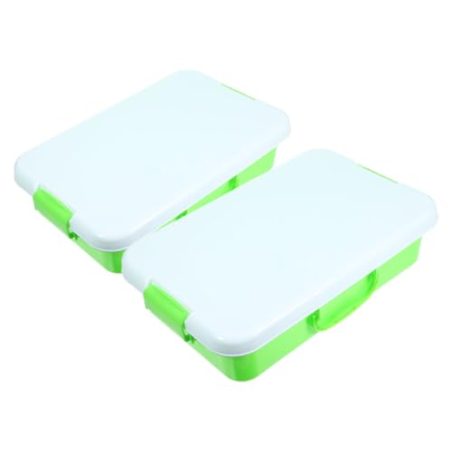 DIYEAH 2pcs Kinder Spielzeug Lagerung Box Tragbare Sandkasten Spielzeug Box Sand Tablett Fall Mit Griff von DIYEAH