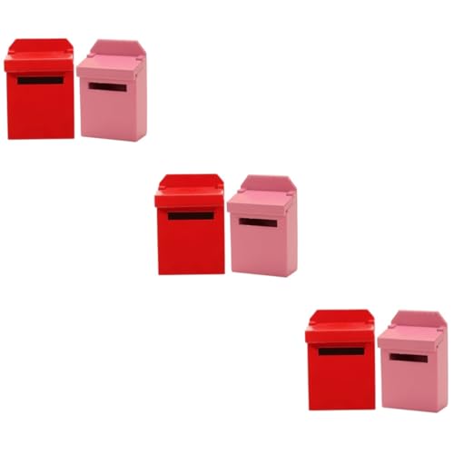 DIYEAH 3 Sätze Mini-briefkastenfigur Möbel Häuser Miniaturen Für Kinderspielzeug Toys Winzige Briefkastendekoration Kleines Briefkastenhandwerk Hölzern 2 Stücke * 3 DIYEAH 3 Sätze Mini-briefkastenfigur Möbel Häuser Miniaturen Für Kinderspielzeug Toys Winzige Briefkastendekoration Kleines Briefkastenhandwerk Hölzern 2 Stücke * 3 von DIYEAH
