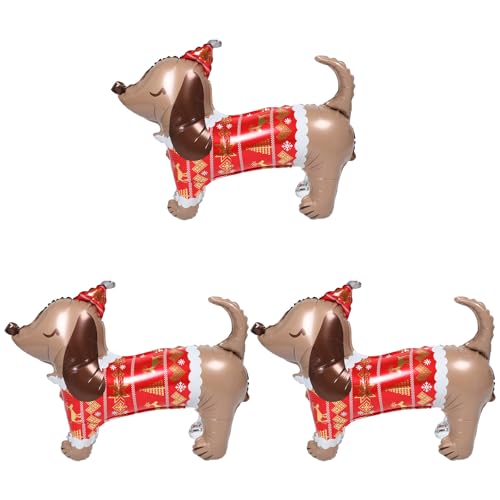 DIYEAH 3 Stück Haustier-Hundeballons: Tier-Hunde-Geburtstagsballons – süße Welpen-Mylarfolien-Partydekoration für Kinder, Welpen-Mottogeburtstag, Babyparty, Haustier-Partydekorationen DIYEAH 3 Stück Haustier-Hundeballons: Tier-Hunde-Geburtstagsballons – süße Welpen-Mylarfolien-Partydekoration für Kinder, Welpen-Mottogeburtstag, Babyparty, Haustier-Partydekorationen von DIYEAH