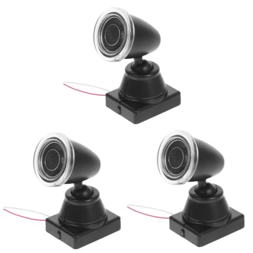 DIYEAH 3 Stück Miniature Signal Light Modell aus Sicherem Praktisches Sandtisch-licht für Modelleisenbahn Dekoratives Miniatur-Haus Landschaftsaccessoire Stilvoll und Tragbar von DIYEAH