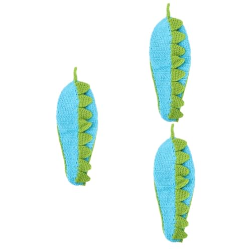 DIYEAH 3 Stück Neugeborenen Babyfotografie Outfit Dinosaurier Kostüm Handgestrickt Weich Elastisch Hautfreundlich für Fotoshootings Shower DIYEAH 3 Stück Neugeborenen Babyfotografie Outfit Dinosaurier Kostüm Handgestrickt Weich Elastisch Hautfreundlich für Fotoshootings Shower von DIYEAH