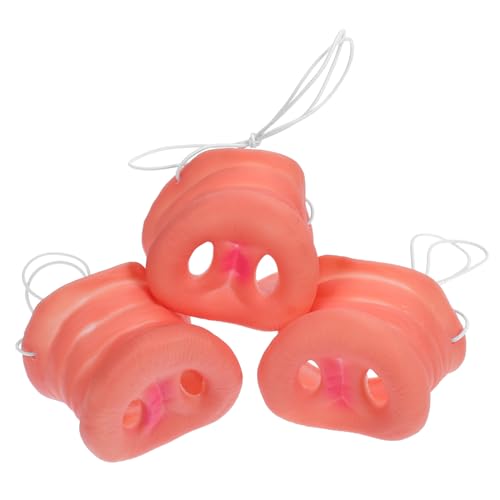 DIYEAH 3 Stück Schweinenase Cosplay Maske Tierkostüm Zubehör Verstellbar Leicht Sicher für Partys Karneval Rollenspiele Hochwertigem DIYEAH 3 Stück Schweinenase Cosplay Maske Tierkostüm Zubehör Verstellbar Leicht Sicher für Partys Karneval Rollenspiele Hochwertigem von DIYEAH