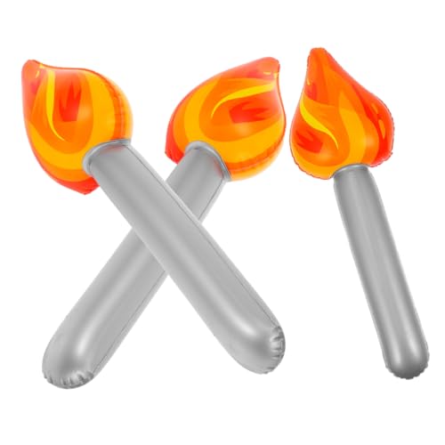 DIYEAH 3 Stück Teiliges Aufblasbare Fackeln Realistische Cosplay Torch für Bühnenaufführungen Sportveranstaltungen und Partys Leicht und Langlebig für Geburtstagsfeiern und Halloween DIYEAH 3 Stück Teiliges Aufblasbare Fackeln Realistische Cosplay Torch für Bühnenaufführungen Sportveranstaltungen und Partys Leicht und Langlebig für Geburtstagsfeiern und Halloween von DIYEAH