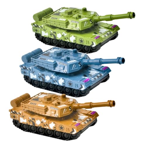 DIYEAH 3 Stück Teiliges Vintage Panzer Modell Farbenfrohes Pull Back mit Realistischem Design Pädagogisches Tank Dekor für Koordination und Vorstellungskraft DIYEAH 3 Stück Teiliges Vintage Panzer Modell Farbenfrohes Pull Back mit Realistischem Design Pädagogisches Tank Dekor für Koordination und Vorstellungskraft von DIYEAH
