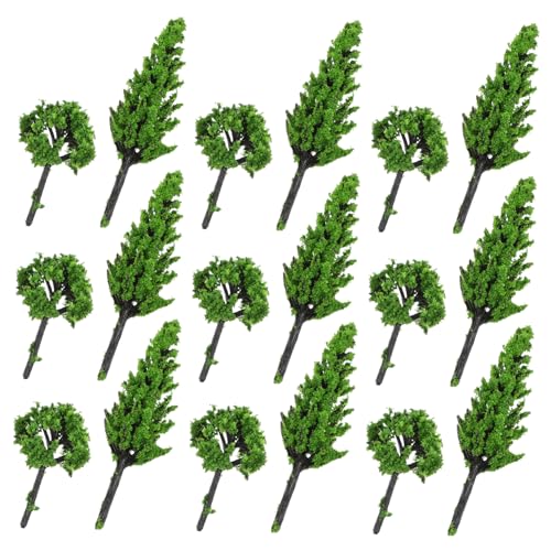 DIYEAH 30 Stück Mikrolandschaftsbäume Mini Geäst Zweig kleine Bäume zur Dekoration Artificial Tree kunstpflanze Garden mockin Mikrolandschaftsornament Wohnkultur Plastik Green von DIYEAH