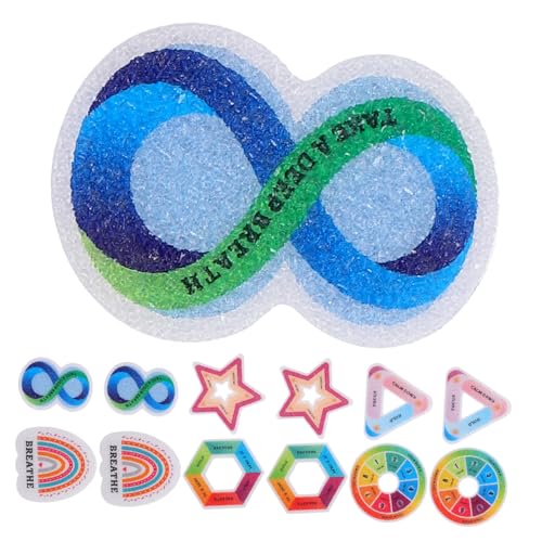 DIYEAH 30 Stück Texturierte Beruhigungsaufkleber Stressabbau Aufkleber für Handys Laptops Notizbücher Selbstklebende Sticker für Unruhige Menschen Sensory Toys DIYEAH 30 Stück Texturierte Beruhigungsaufkleber Stressabbau Aufkleber für Handys Laptops Notizbücher Selbstklebende Sticker für Unruhige Menschen Sensory Toys von DIYEAH