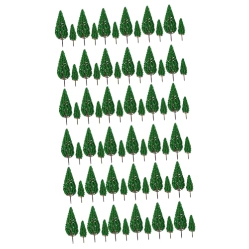 36 STK Bäume Konstruktionsmodellbaum Mini-Baum Mini-Puppenhaus Züge künstliche Pflanzen Weihnachtsbaum Landschaftsmodellbaum bunter Landschaftsbaum Miniatur Zubehör Bahn Anlage von DIYEAH
