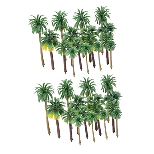DIYEAH 36 Stück Modellbaum-Set Baummodell Kleine Bäume Mini -Baum Gefälschte Bäume Gefälschter Baum Bäume Pflanzenmodell-schmuck Bäume Für Die Modelleisenbahn Baumbaumodell Plastik von DIYEAH
