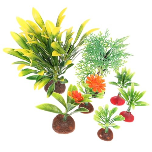 DIYEAH 37 Stück Simulation Von Pflanzen Modellen Gefälschter Baum Faux Greeny Mini-landschaftsbaum Dekorative Kunstpflanzen Simulationsbaummodell Miniaturen Klein Mini-modellbäume Plastik von DIYEAH