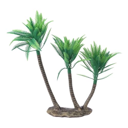 DIYEAH 3St Modelle Spielzeug Mini-Landschaft Modellbaum Miniaturlandschaft Langer Arm Kokosnussbaum Kind von DIYEAH