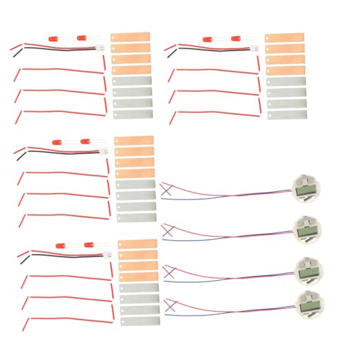 DIYEAH 4 Sätze DIY Fruchtbatterie Experimentierkit für Kupfer Elektroden Kartoffel Zitronen Orangen Bausatz Tragbares Stem Lernspielzeug für Schulprojekte und Teamwork DIYEAH 4 Sätze DIY Fruchtbatterie Experimentierkit für Kupfer Elektroden Kartoffel Zitronen Orangen Bausatz Tragbares Stem Lernspielzeug für Schulprojekte und Teamwork von DIYEAH