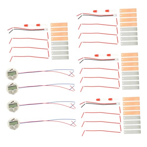 DIYEAH 4 Sätze DIY Obst Batterie Experimentierkasten für Kupfer Elektroden Kartoffel Zitrone Orange für Schulprojekte Stem Wissenschaftsset zur Elektrizitätslehre und Physikunterricht DIYEAH 4 Sätze DIY Obst Batterie Experimentierkasten für Kupfer Elektroden Kartoffel Zitrone Orange für Schulprojekte Stem Wissenschaftsset zur Elektrizitätslehre und Physikunterricht von DIYEAH