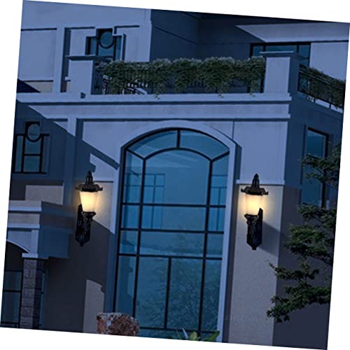 DIYEAH 4 Stück Miniatur LED Wandlampe Dekorative Mini Wandleuchten für Puppenhaus und Sandtisch Warmes Gelblicht Detailreiche Modellbau Beleuchtung für Miniaturhäuser und Feengarten von DIYEAH