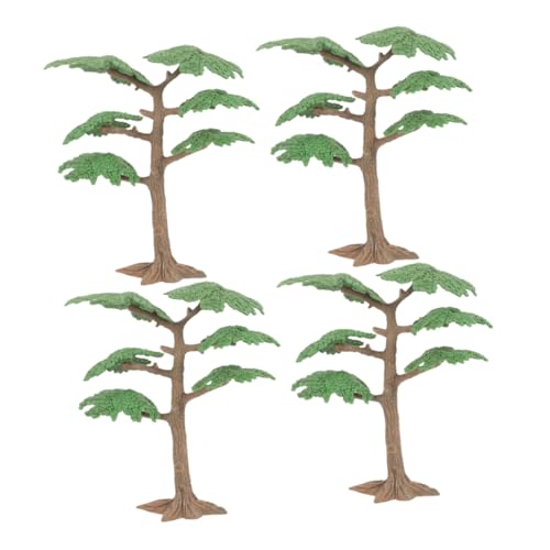 DIYEAH 4 Stück Simulations Landschaftsbaum Miniaturen Landschaftsbäume Modelleisenbahn Landschaft Modellbäume Für Diorama Miniatur Baum Pflanzenornament Bastelbäume Für Projekte von DIYEAH
