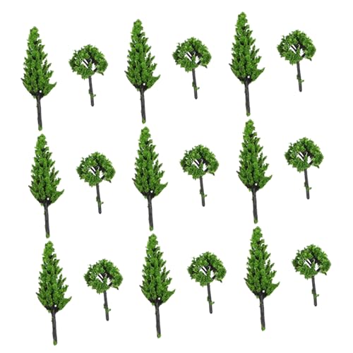 40 STK Mikrolandschaftsbäume Mini-dekor Dschungelbaum Dschungel Dekorationen Baumformverzierung Sandkasten-miniaturen Dekorationen Für Zu Hause Draussen Plastik Kombination von DIYEAH
