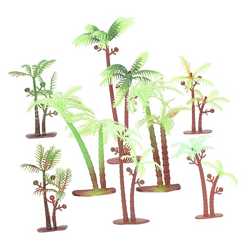 DIYEAH 40Stücke Kunstpflanzen Kokosnussbaum Aquarium Dekoration Fischtank Pflanzen Ornament Kunststoff Wasserpflanze Für Aquarien Verschiedene Designs Für Aquarien von DIYEAH