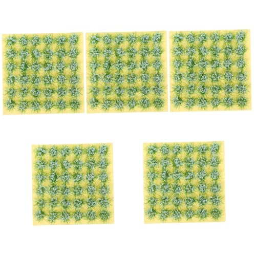 DIYEAH 5 Blätter Graskorn Gefälschtes Blumenbüschel Mini-landschaftsmodell Rasenornament Dschungelbüschel Miniaturen Miniaturpflanzen Blumendekor Sandkasten Plastik Dekorationen von DIYEAH