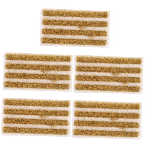DIYEAH 5 Sätze Szenariomodell Gras Miniatur-Statik Grasbüschel Streifen Modelle Grasstreifen für Reisfeld statischer Grasstreifen künstlich Paddy schmücken von DIYEAH