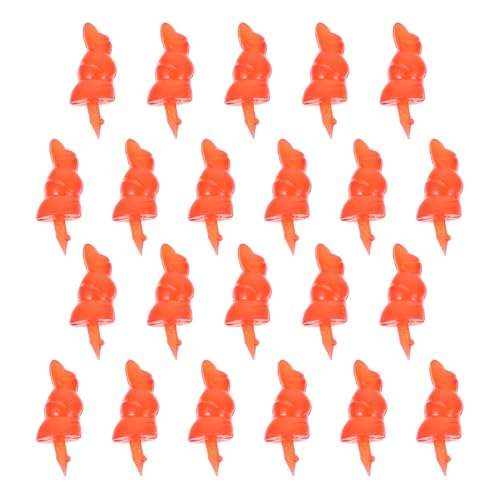 DIYEAH 50-Teiliges Schneemann-Nasen-DIY-Set – Mini-Karottennasen Aus Kunststoff Für Weihnachtsbasteleien Schneemann-Dekorationen – 3 5 cm Orange DIYEAH 50-Teiliges Schneemann-Nasen-DIY-Set – Mini-Karottennasen Aus Kunststoff Für Weihnachtsbasteleien Schneemann-Dekorationen – 3 5 cm Orange von DIYEAH