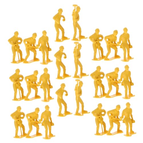 DIYEAH 54 Stück Teiliges Miniatur Engineering Figuren Set Bunte Bauarbeiter für Kreative für Baustellenabenteuer und Rollenspiele DIYEAH 54 Stück Teiliges Miniatur Engineering Figuren Set Bunte Bauarbeiter für Kreative für Baustellenabenteuer und Rollenspiele von DIYEAH