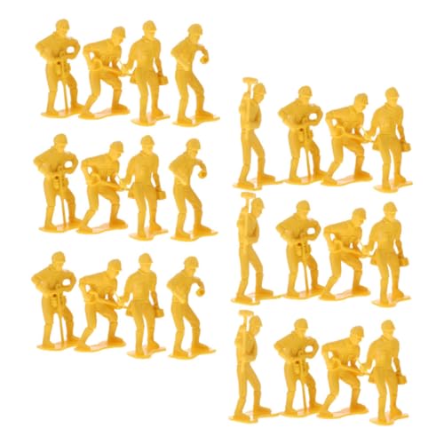 DIYEAH 54Stücke Teiliges Mikro Landschafts Set mit Arbeitermodellen und Werkzeugen Realistische Figuren für Konstruktionsspielzeug Kreativität DIYEAH 54Stücke Teiliges Mikro Landschafts Set mit Arbeitermodellen und Werkzeugen Realistische Figuren für Konstruktionsspielzeug Kreativität von DIYEAH